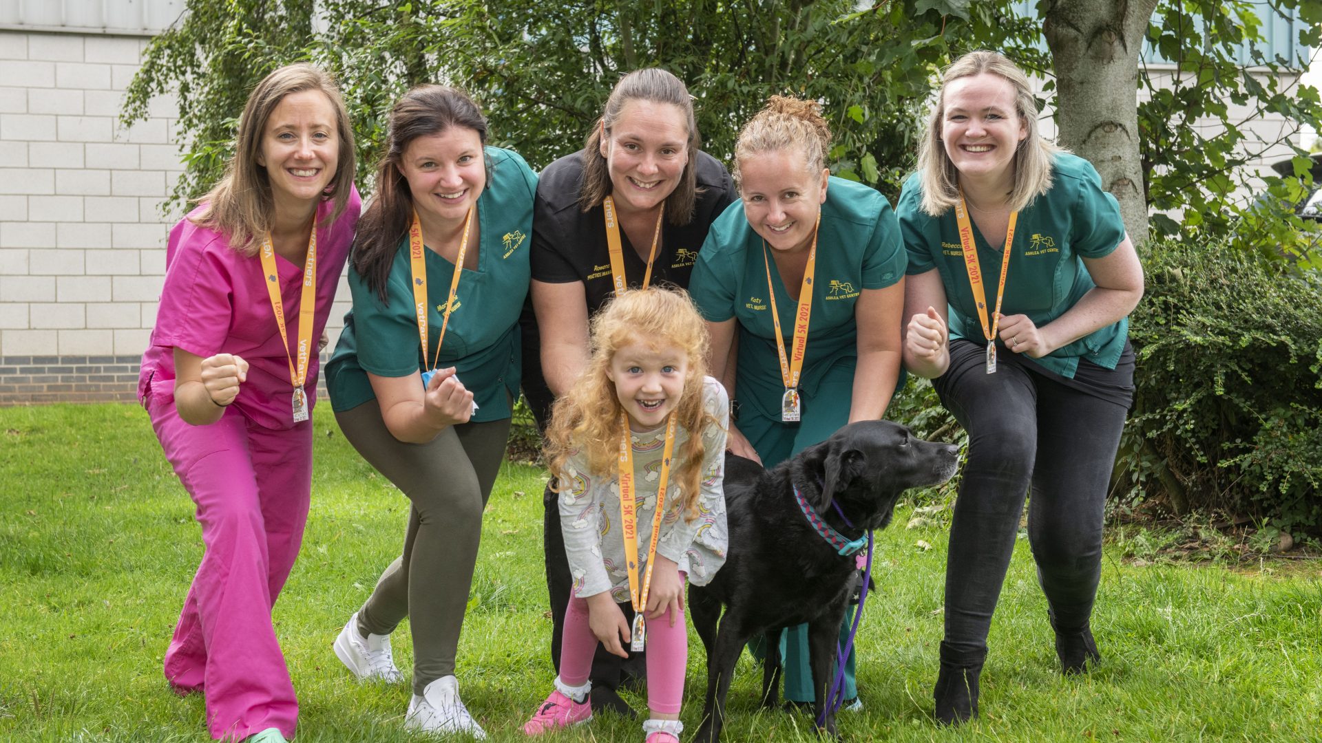 PAT on the back for caring veterinary teams after raising £3k