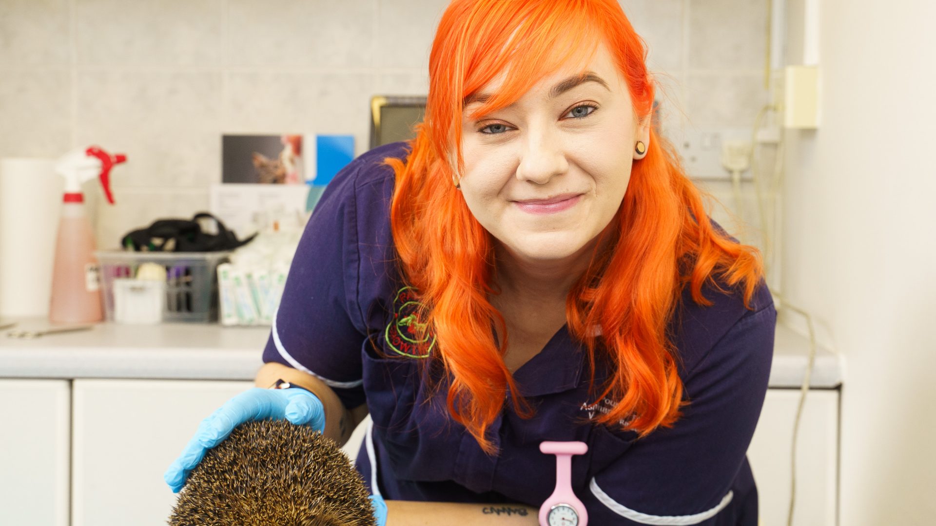 Caring vet nurse Ashley is bats about wildlife