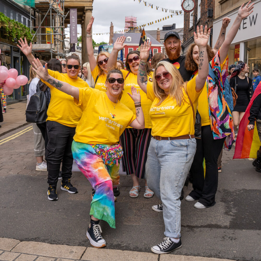 VetPartners colleagues unite to celebrate York Pride