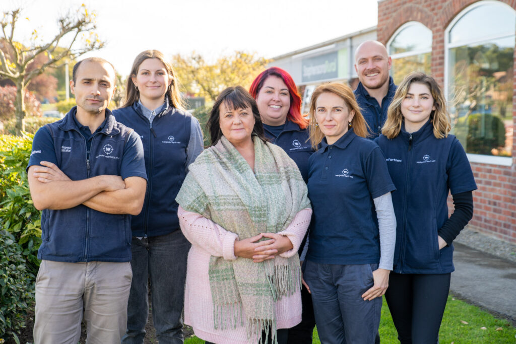 team photo of the westpoint farm vets team